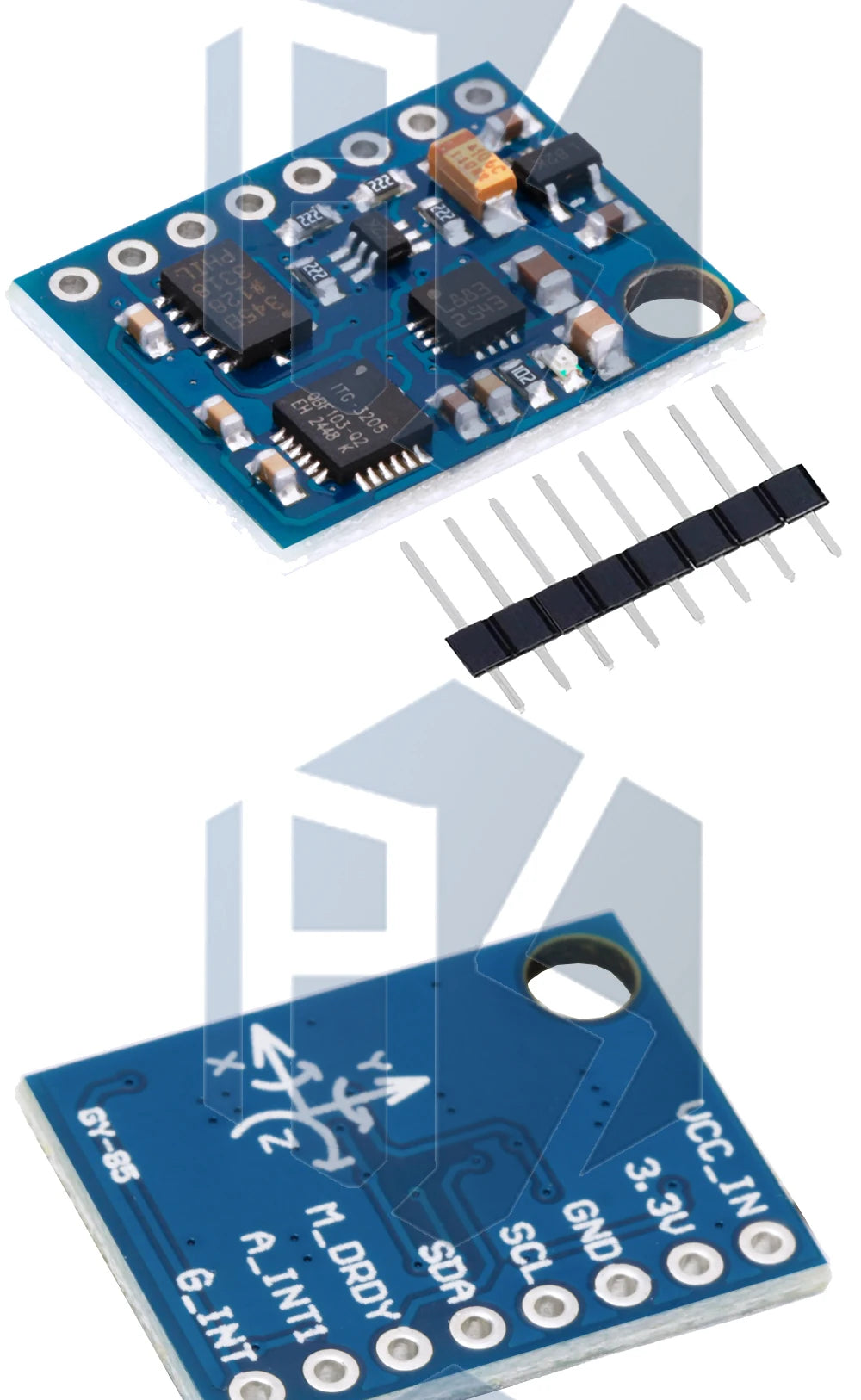 High Precision 9DOF 9-Axis IMU Sensor Module GY-85, ITG3205 ADXL345 QMC5883L BMP088