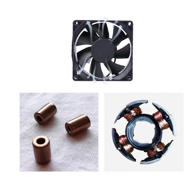 Sleeve Bearing Industrial Cooling Fans with Brushless Motor Mini Quiet Computer Accessories Ventilador DC 12v 120mm 80mm 40mm
