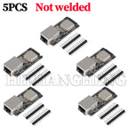 10-1PCS WT32-ETH01 Embedded Serial Port Networking Ethernet Bluetooth-compatible WIFI Combo Gateway MCU ESP32 Wireless Module