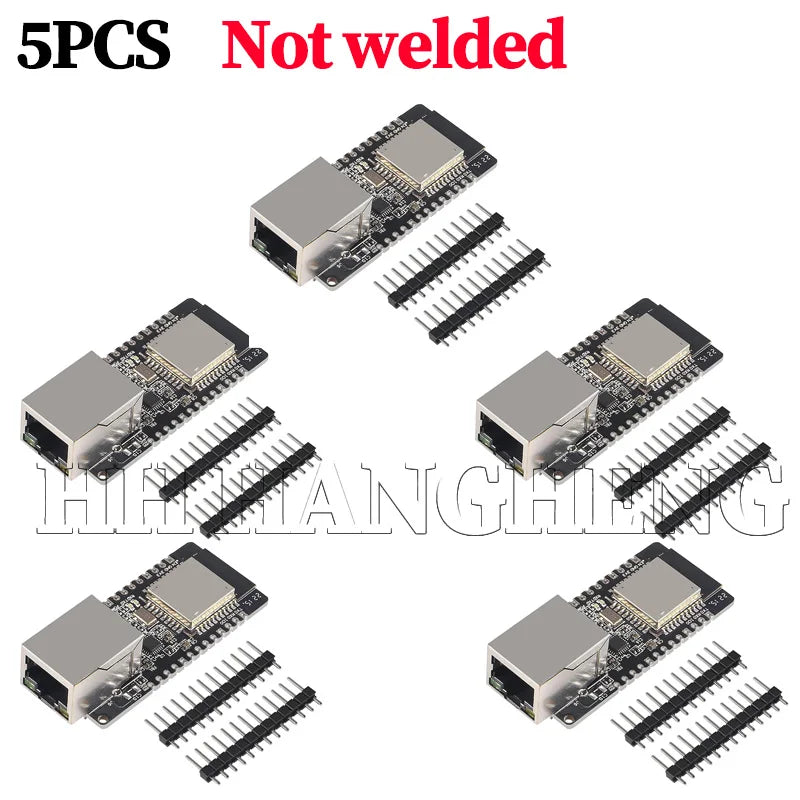 10-1PCS WT32-ETH01 Embedded Serial Port Networking Ethernet Bluetooth-compatible WIFI Combo Gateway MCU ESP32 Wireless Module