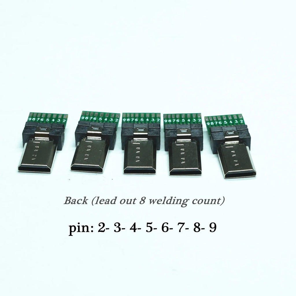 For Sony Camera Camera plug Multi  USB Female Socket Detection Multi 15-pin USB Plug (male)DIY Welding Wire Suitable