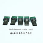 For Sony Camera Camera plug Multi  USB Female Socket Detection Multi 15-pin USB Plug (male)DIY Welding Wire Suitable