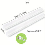 Runtowo 2pcs LED Motion Sensor Light Wireless Night Light Rechargeable Light Cabinet Wardrobe Staircase Backlight For Kitchen