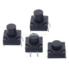 20pcs/lot 12x12mm Panel Waterproof Tact Switch 12*12*6/7/8/9/10/12mm Dustproof Switch 4Pin DIP Micro Buttons