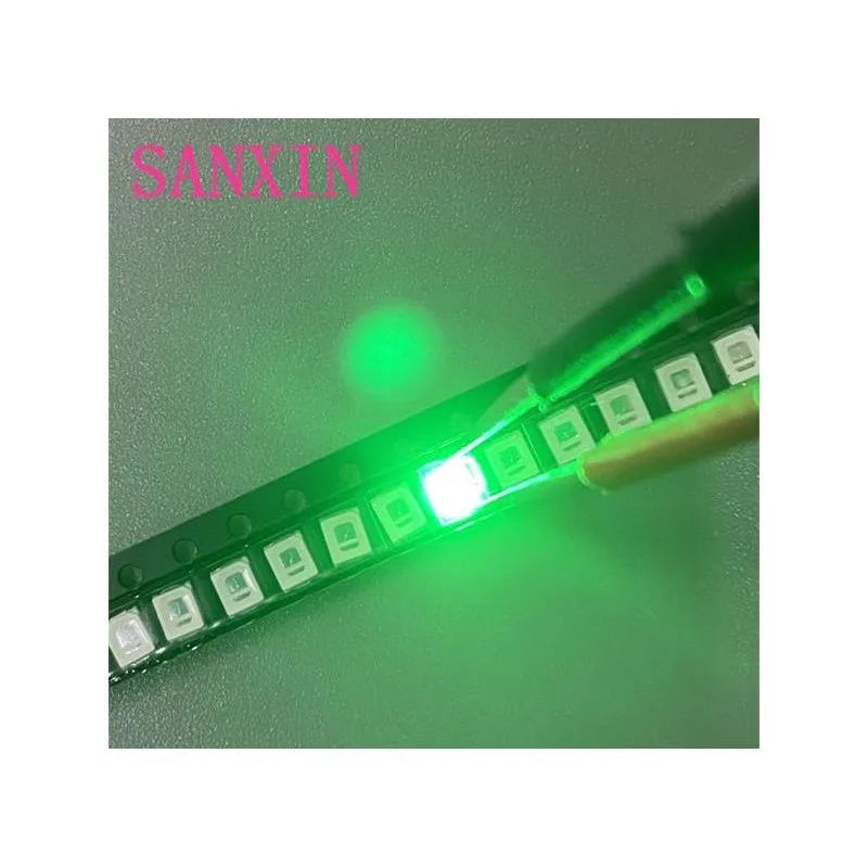 100pcs LED SMD 3528 5050 1210 0402 0603 1206 0805 White Red Blue Warm white Green Yellow Orange  light emitting diode