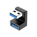 180 Degree Elbow USB C Adapter Type C USB C OTG Converter U Shape USB 3.0 Type C Charging Data Cable Adapter Phone Connector