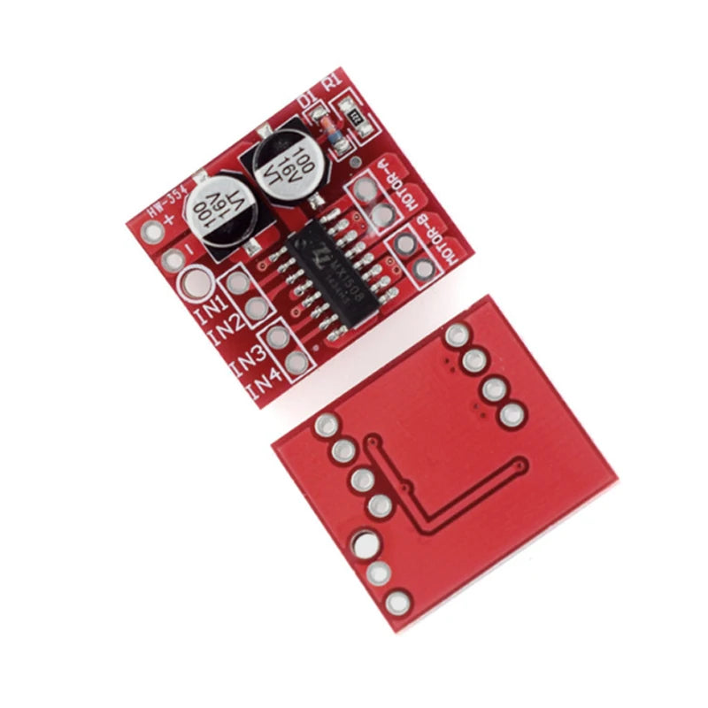 Mini L298N 2 Channel DC Motor Driver Module, Dual H-Bridge for DC Stepper Motor, 1.5A for Arduino Smart Car Robot (3/6Pcs)