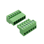 10Pairs Aerial Butt Welding Type 15EDGRK 3.5mm 2/3/4/5/6/7/8/9/10/12pin PCB Screw Plug-in Terminal Block Male+Female Socket
