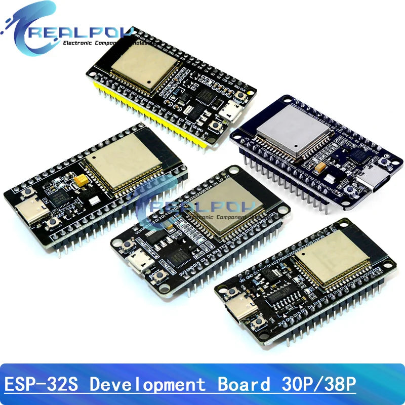 ESP-32S ESP32 ESPWROOM32 Development Board 30P/38P Bluetooth and WIFI Dual Core CPU with Low Power Consumption MCU ESP-32