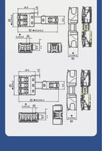 5PCS Quick Wire Connectors Lever Splicing 1/2/3/4/8/10 Pins Universal Compact Plugable Spliceable Male Female Terminals Blocks