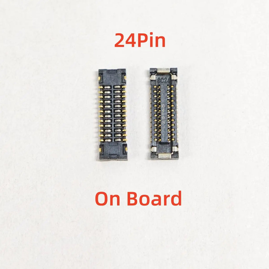 5-10pcs LCD Display Screen FPC Connector For Moto Edge / S30 / G200 USB Charger Charging Contact Plug 24pin 48pin