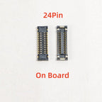 5-10pcs LCD Display Screen FPC Connector For Moto Edge / S30 / G200 USB Charger Charging Contact Plug 24pin 48pin