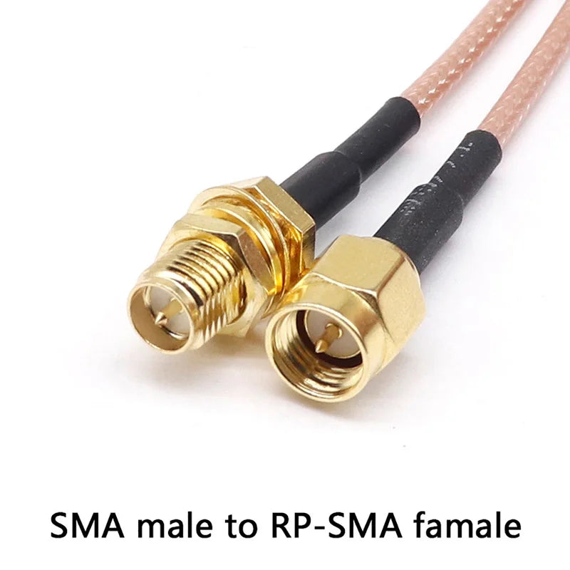 Antenna Extension Cable SMA-JK SMA Male to Female Inner Screw Inner Hole to Outer Screw Inner Needle RG316 Adapter Cable 1