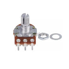 10pcs 3pin 6pin 15mm B1K B2K B5K B10K B20K B50K B100K B250K B500K B1M Potentiometer WH148 1K 2K 5K 10K 20K 50K 100K 250K 500K 1M