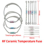 5PCS/10PCS RF 10A/130C/155C/165C/185C 15A/20A/185C 20A/216C/240C Rice Cooker Ceramic Thermal Fuse Cutoff