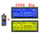1Lot 5V 2004 LCD Module Blue/Yellow Color Big Size Dimension 20X4 HD44780 ST7066 EQV Chip Parallel 2004L Display IIC I2C Port
