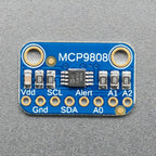 MCP9808 High Accuracy I2C Digital Temperature Sensor Breakout Board, ±0.25°C, -40~125°C, 2.7-5.5V, 8 Addressable I2C