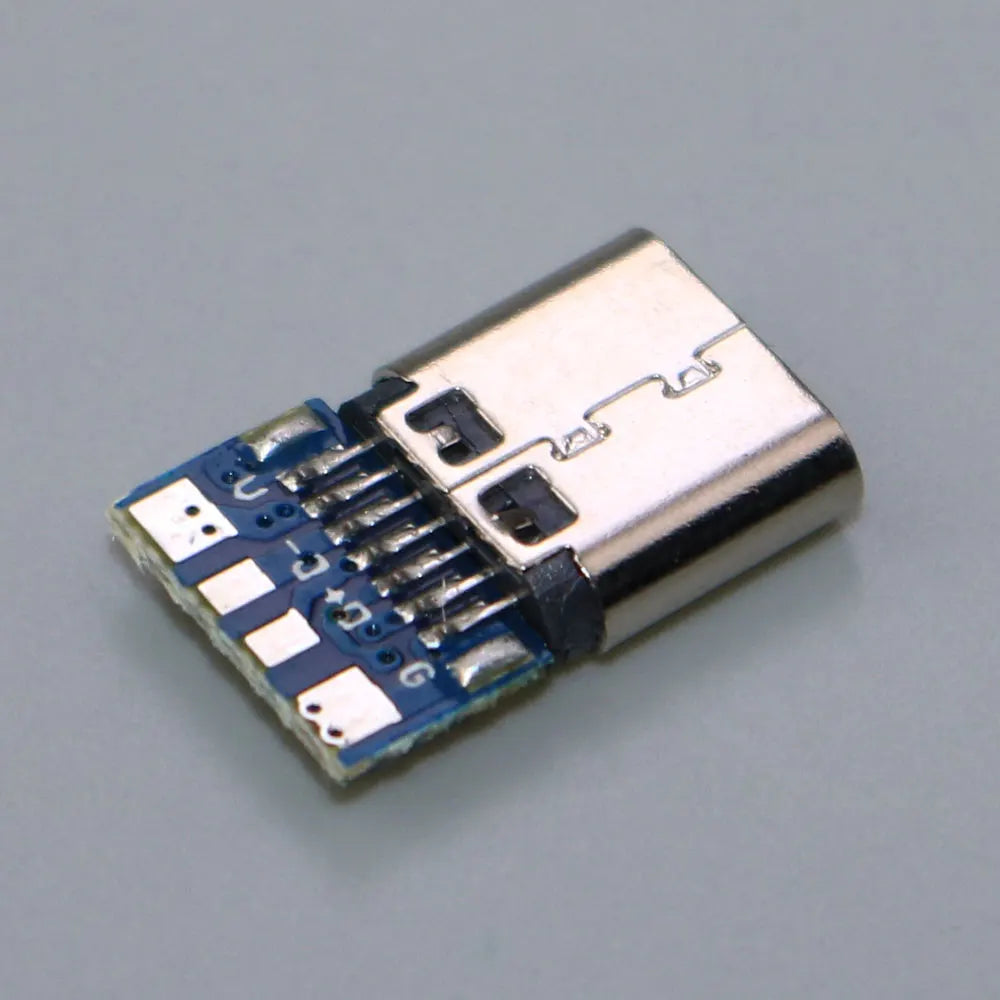 1PCS USB 3.1 Type C Connector 24 Pins Male/Female Socket Receptacle Adapter to Solder Wire & Cable 24 Pins Support PCB Board