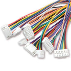 10pcs GH1.25 15/30/50/100cm Single/Double Side Terminal Crimped with Lock JSTA1257 2P-12P 1571# 28AWG Electronic Wire Cable