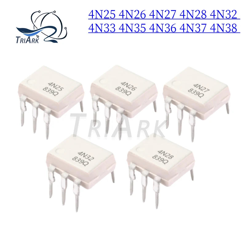 10pcs 4N25 4N26 4N27 4N28 4N32 4N33 4N38 4N37 4N36 4N35 DIP-6 IC Optocoupler In Stock Wholesale
