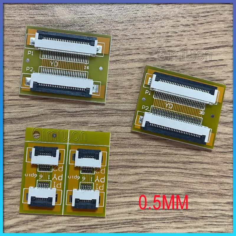 2PCS/LOT FPC Extension Board FFC Flexible Flat Cable Adapter Board 1.0/0.5mm Pitch Flat Cable 4P/8P/10P/20P/40P/60P