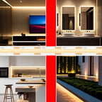 IP68 Waterproof COB Led Strip Light Motion Sensor 5V Battery USB Powered Auto ON/OFF Cabinet Kitchen Staircase Liner Lighting