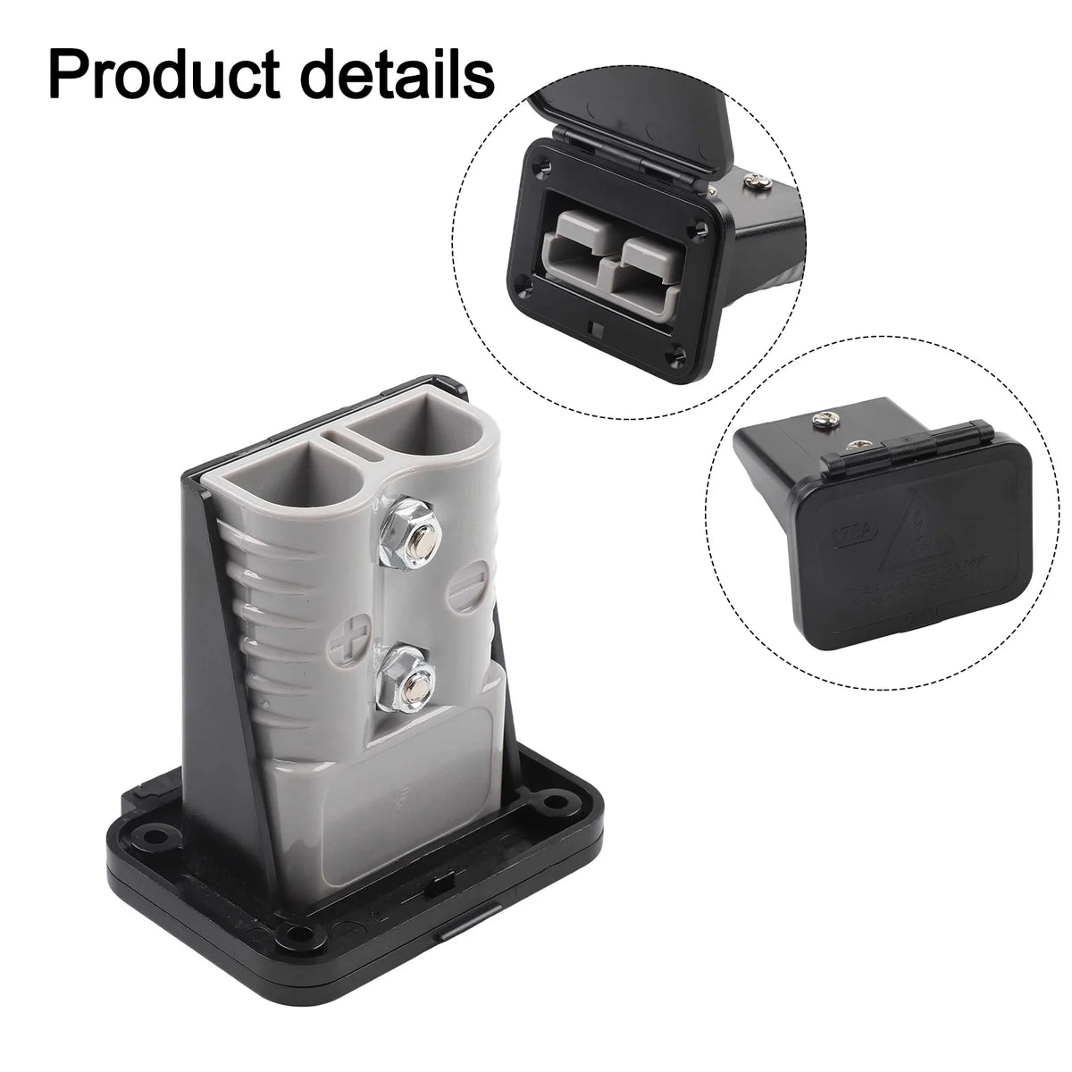 Electric Vehicle Charging For Anderson Connector 50A 120A 175A with Built in Base and Construction for Dependability