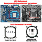 6 Heat Pipes CPU Air Cooler 4Pin PWM PC Procesor Tower Cooler for Intel LGA 1700 1200 1150 1151 1155 2011 X79 X99 1366 AM5 AM4