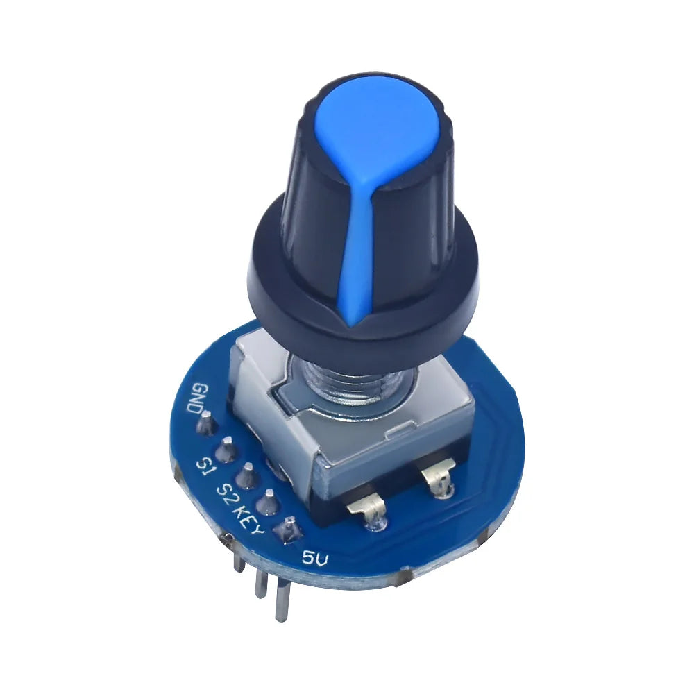 WAVGAT Rotary Encoder Module for Arduino Brick Sensor Development Round Audio Rotating Potentiometer Knob Cap EC11