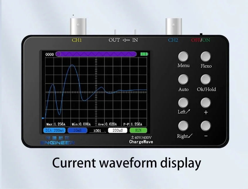50M SCO2 Dual-Channel Digital Oscilloscope 10MHz Sampling Rate 2.5 KSA/s Analog Bandwidth Automatic PWM Electronic Repair Tool
