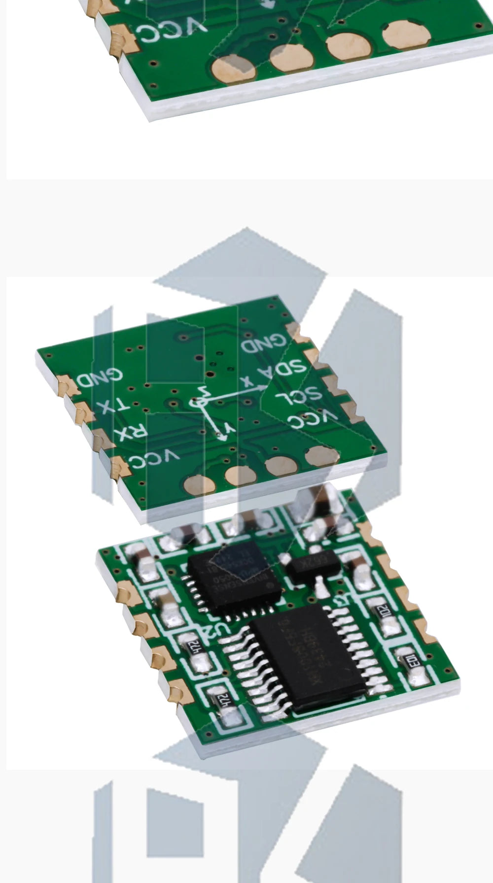 6-Axis MPU6050/MPU9250 Accelerometer and Gyroscope Sensor Module with Serial TTL and I2C Interfaces – Tilt and Motion Detection