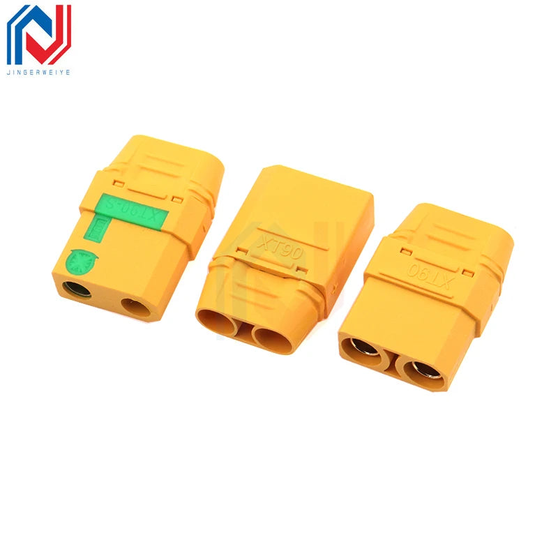 Xt90 Male and Female Connector Aircraft Model Lithium Battery Connector Xt90s Electrical Adjustment Gold-Plated Cable Plug