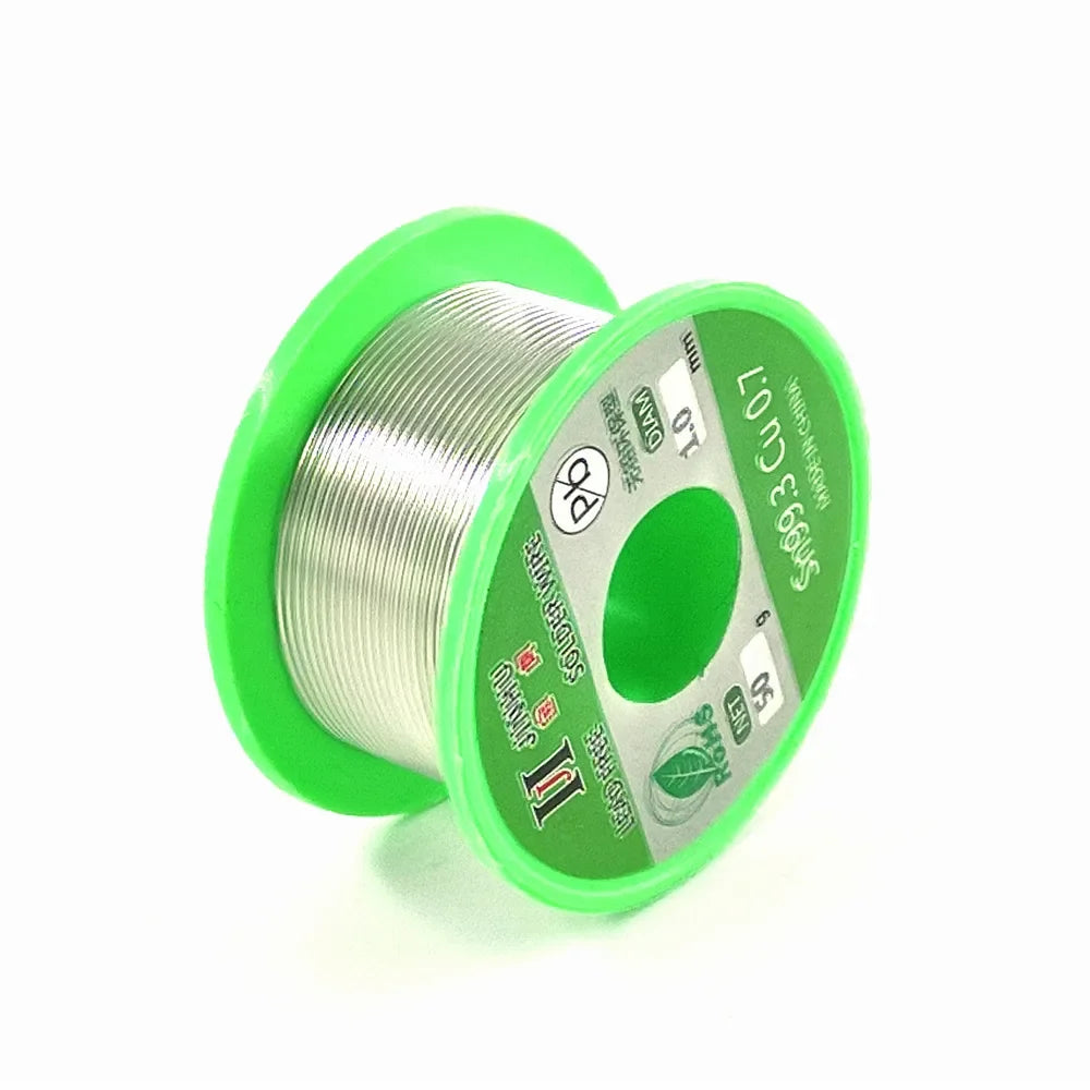 Lead-free Solder Wire SN99.3 Cu0.7 Environmental Protection tin Wire Flux Reel Welding line Soldering Wire Roll High Purity