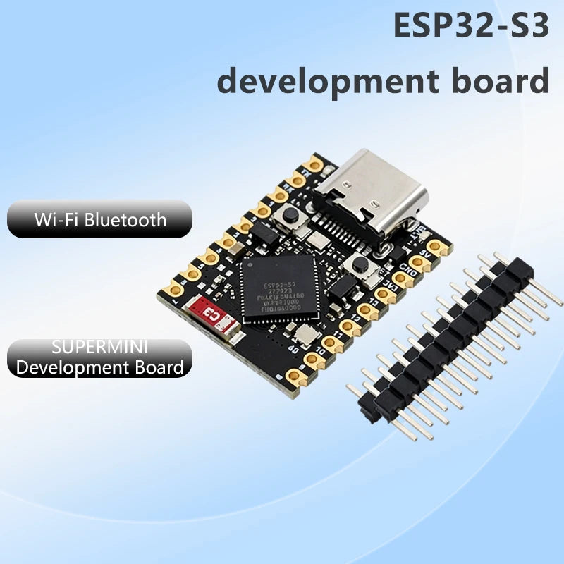 ESP32-S3 SuperMini Development Board Type-C USB Onboard Wi-Fi Bluetooth Dual Mode Full IO Pinout Low Power Microcontroller Board