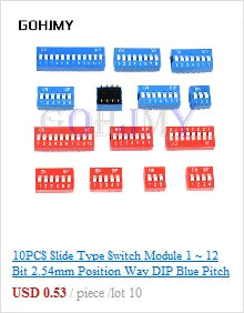 10PCS SMT 1.27mm 1.27 Double Row Female Breakaway PCB Board Pin Header socket Connector Pinheader 2*5 2*10 2*8 2*7 2*20 2* 3-50P