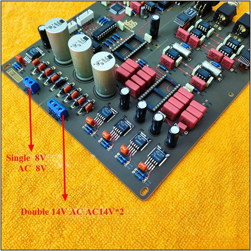 TDA1541 chip DAC audio decoding board PCB finished DIY 10th anniversary commemorative improved version