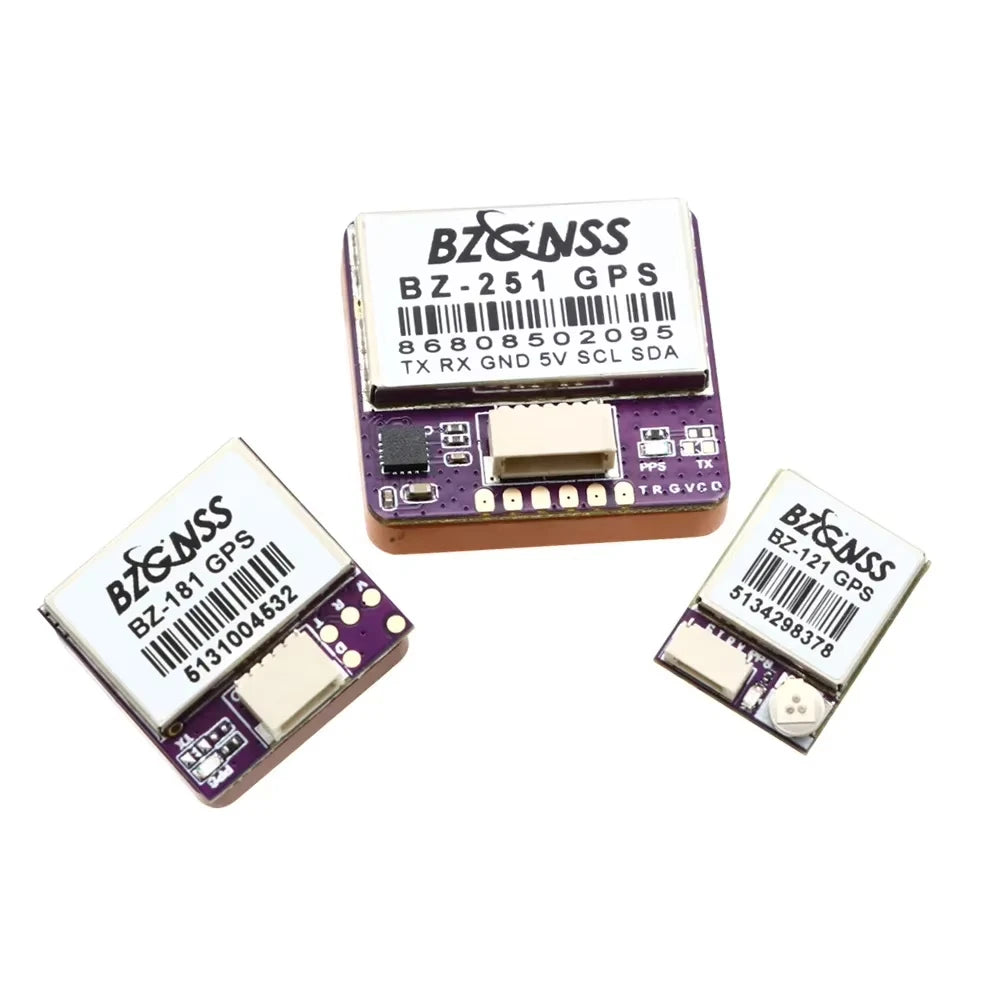 BZGNSS BZ-251 BZ-181 BZ-121 GPS Module Dual Protocol FPV Return Hover F7 F4 Flight Control Fixed Wing Return Rescue Drone Model