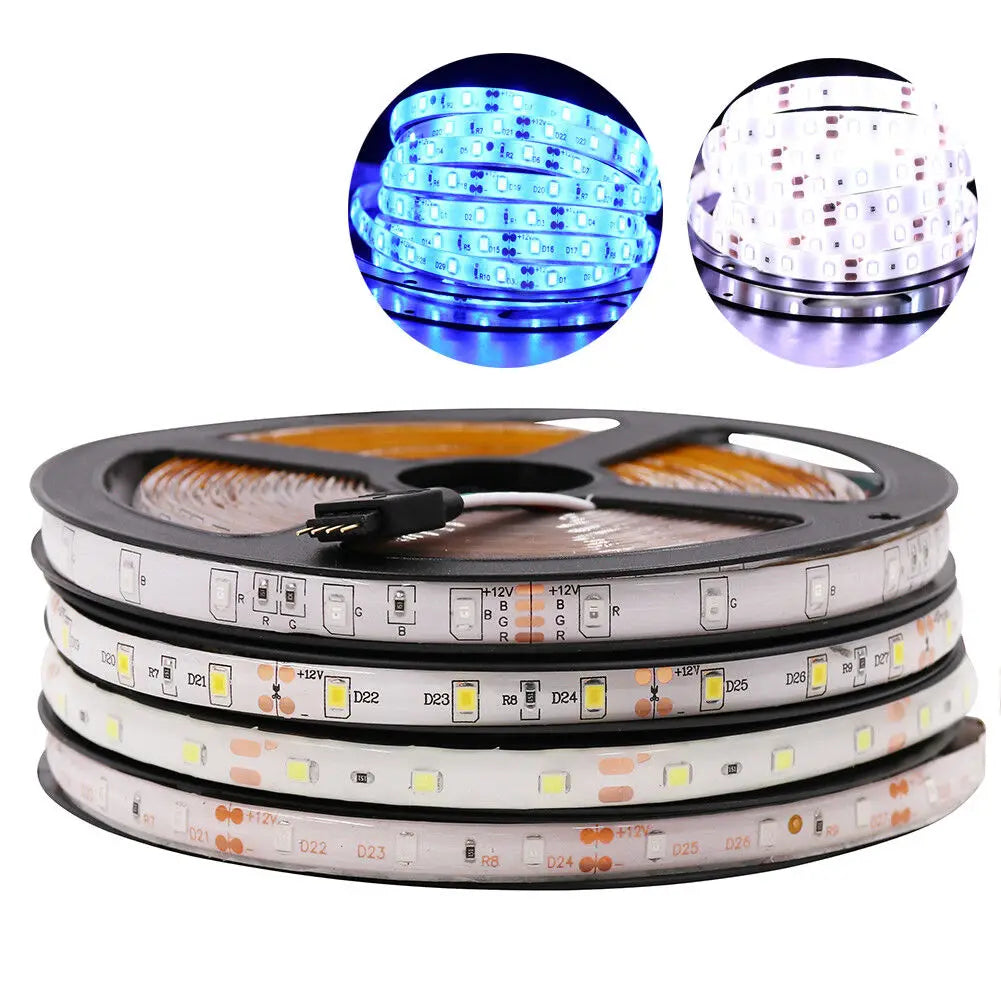 5M LED Strip SMD 5050 5054 LED Tape Waterproof Ribbon Diode 12V 2835 Flexible Neon Lights 60/120Leds/m LED Lights for Room Decor