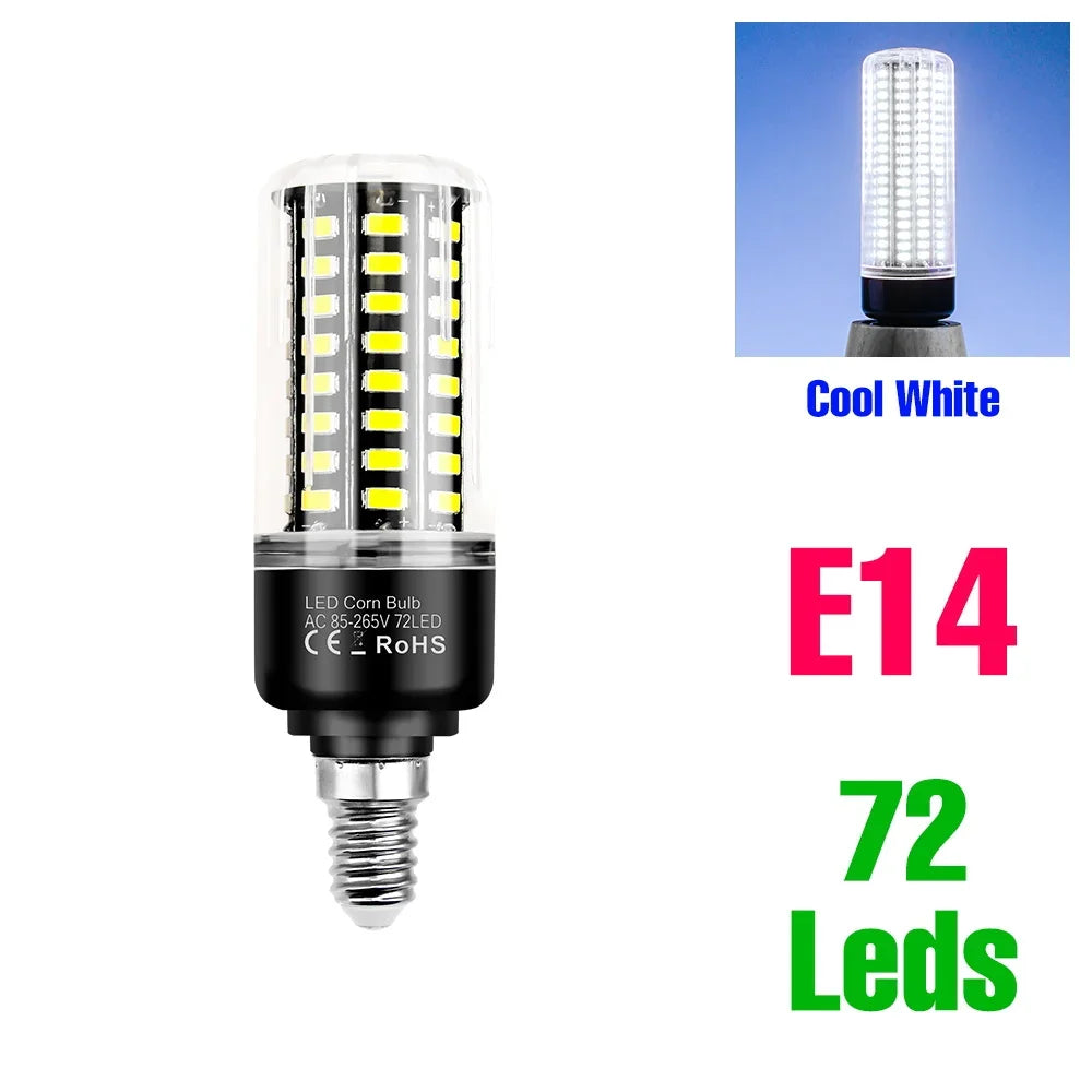 30W LED Indoor Corn Bulb E27/E26 Ceiling Lamp Bulbs E14 Spotlight B22 Living Room Bedroom Kitchen Washroom 220V Home Lighting