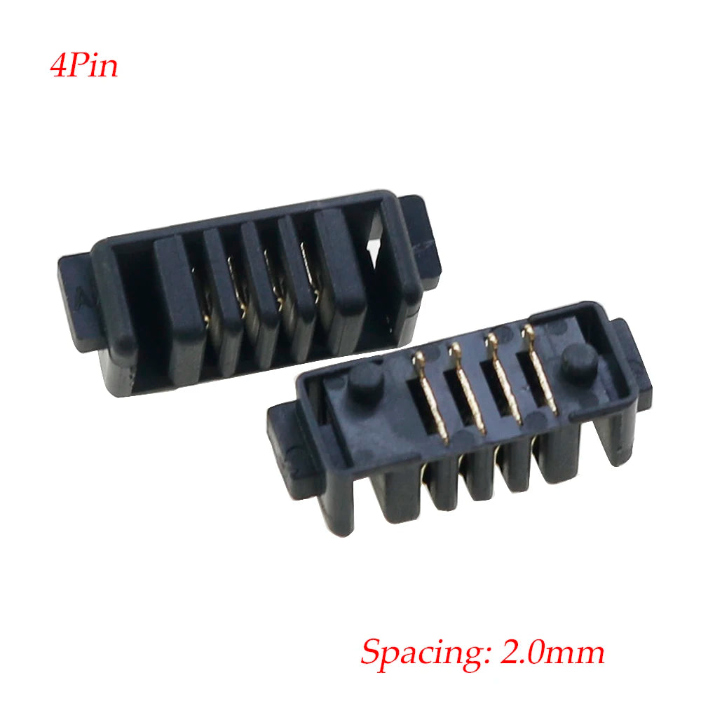 1PCS 4/5/6/7/8/9/10Pin Laptop Battery Connector Pitch 2.0mm Holder Clip Slot Contact Male and Female Plug
