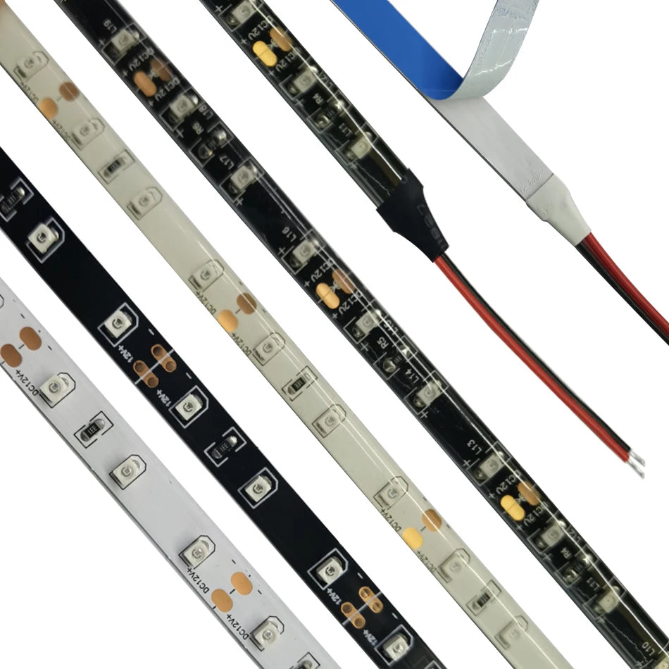 12V 3528 SMD LED Strip Light Decoration 120LEDs/m 60LEDs/m Orange Lighting Flexible Ribbon Rope String LED Tape Light 1M 5M