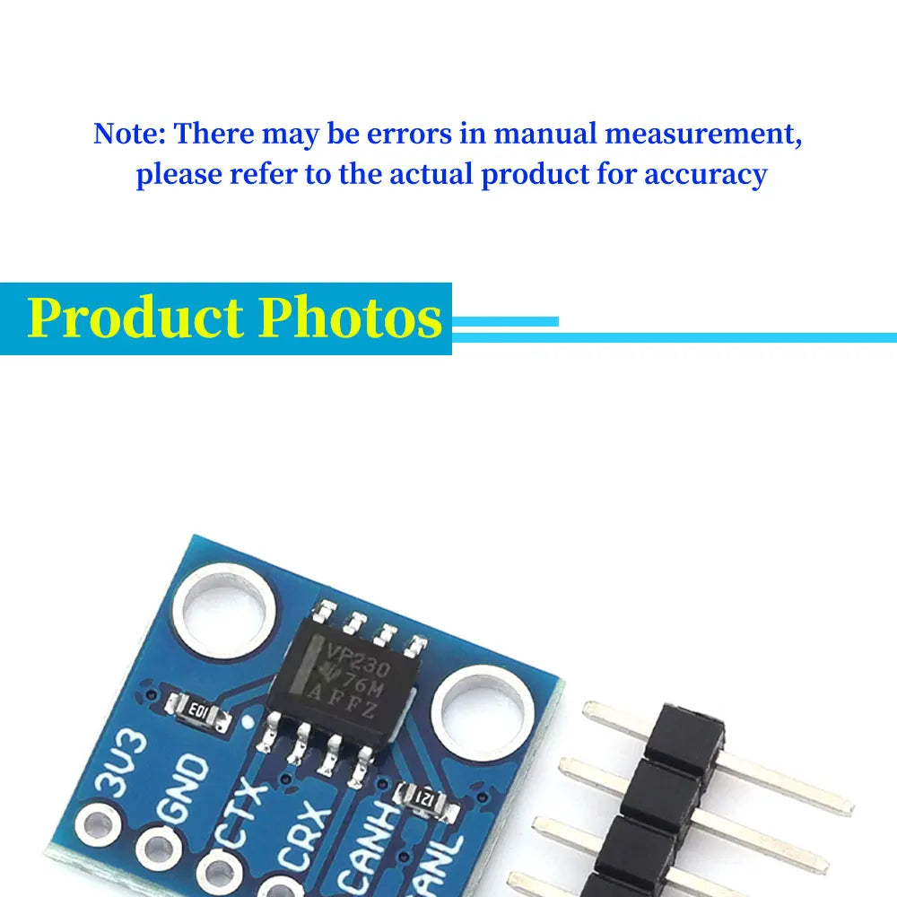 Liludin 1/5/10Pcs MCU 230 bus transceiver SN65HVD230 CAN communication module 230