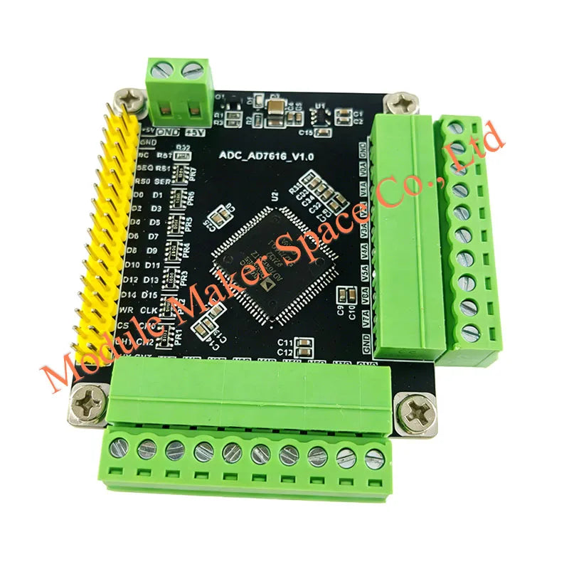 AD7616 Module 16-Channel 16-Bit High-Speed ADC Data Acquisition Module 1MSPS Simultaneous Sampling for FPGA DSP