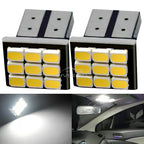 2pcs T10 W5W 1206 9smd 12SMD Turn Signal License Plate Light Car Wedge White 12V Canbus Backup Brake Dome Reading Lamp Led Bulb