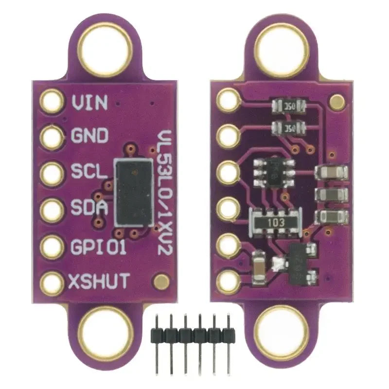 VL53L0X Time-of-Flight (ToF) Laser Ranging Sensor Breakout 940nm GY-VL53L0X V1/V2 Laser Distance Module I2C IIC GY-530 3.3V/5V