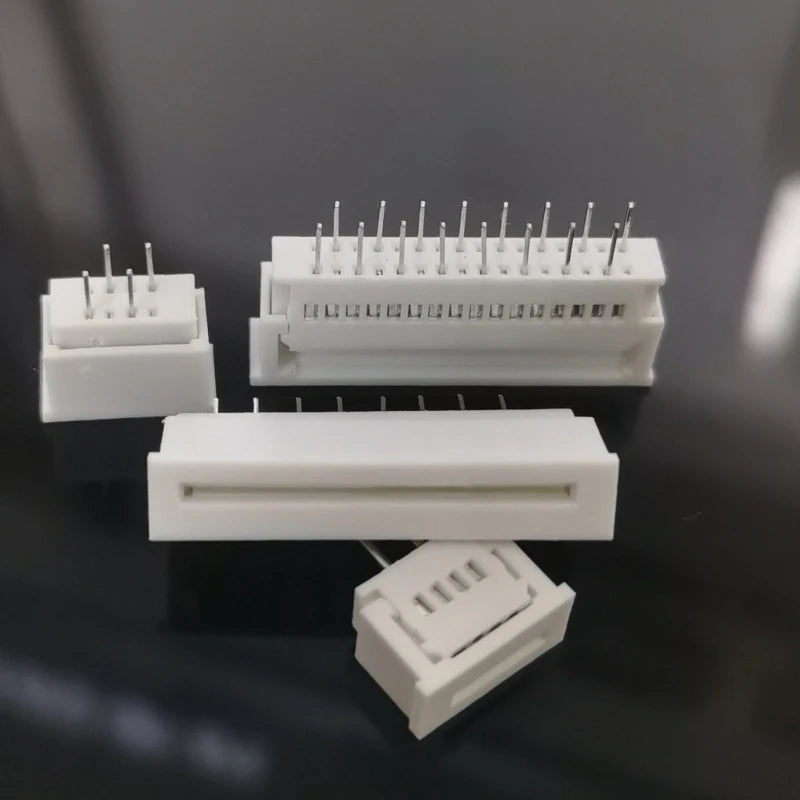 10PCS FFC/FPC Flexible Cable 1.25mm Socket Connector Bent/vertical Plug-in Socket 4P56P8P10P16P24P32P