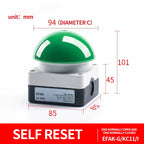 1/5/20Pcs Mushroom Button Self-Rest Switch Ball Pedal Hand Clap Judges Clap Light Trigger Button Waterproof Game Answer Buzzer