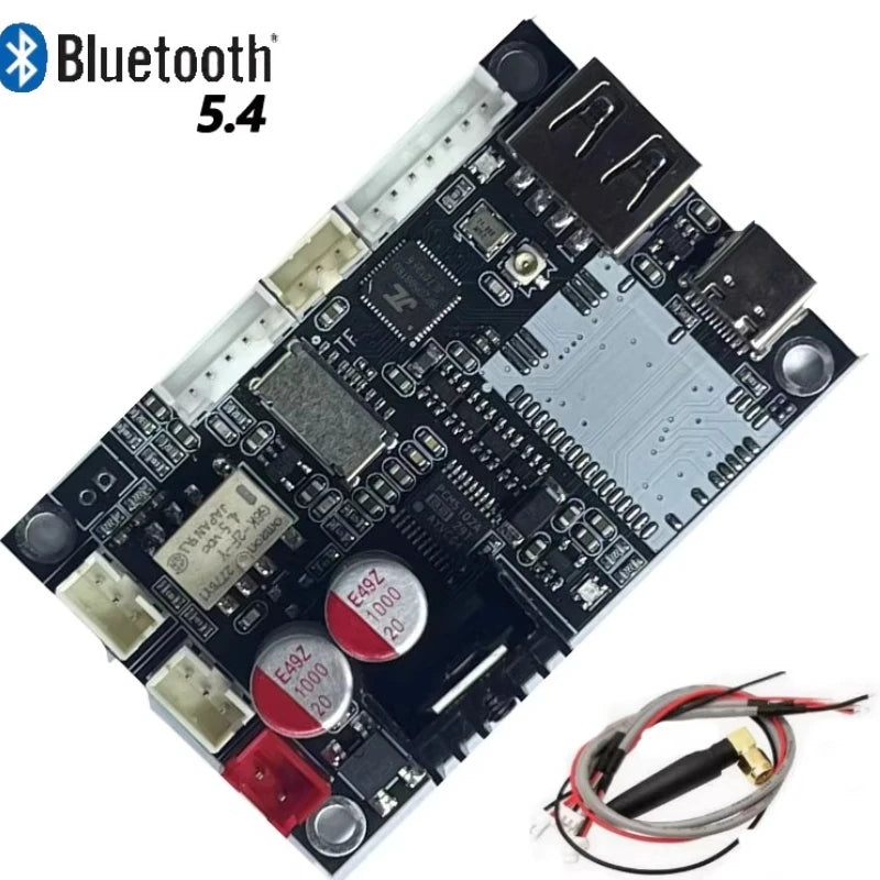 PCM5102 Bluetooth 5.4 USB Flash Drive WAV Decoding App Control Receiver Board Modified Amplifier Audio DIY
