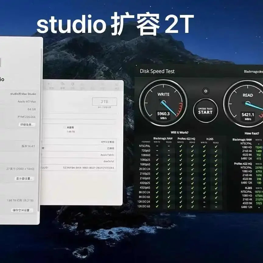 MAC Mini M4 SSD Upgrade Internal 2TB PCB Board with 1TB/2tb Nand Storage Expansion 2TB K6B2 SDSFGKLKH NAND Hard Drive Toahiba