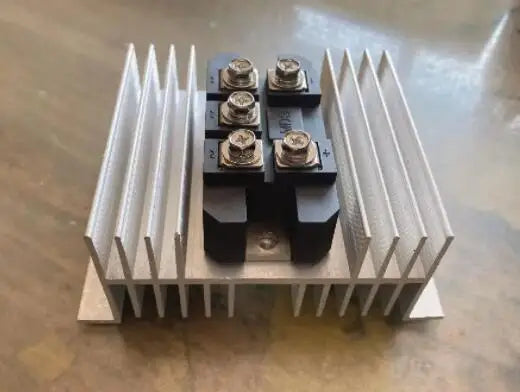 MDS150A 3-Phase Diode Bridge Rectifier 150A Amp 1600V Bridge Rectifier with heat sink 125mm x 90mm x 50mm